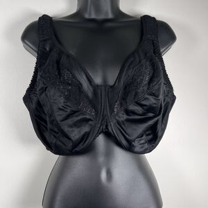 EXQUISITE FORM women's Fully Support POSTURE Bra Black 36B